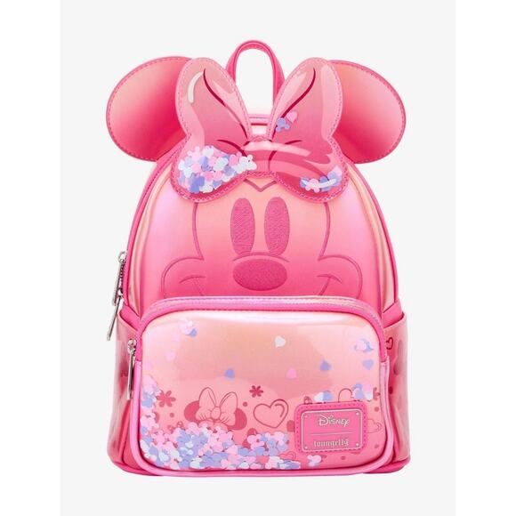Loungefly Minnie Mouse Confetti mini Bakcpack - Picture 1 of 4